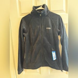 Women’s Columbia full zip black fleece with tags
